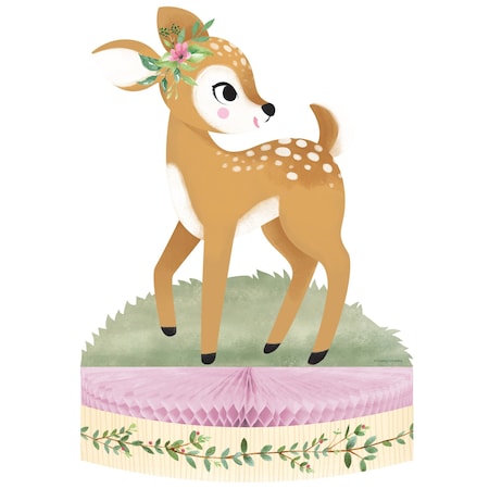 Little Deer Birthday Centerpiece, 9x12, 6PK